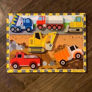Melissa and Doug chunky puzzle - construction.